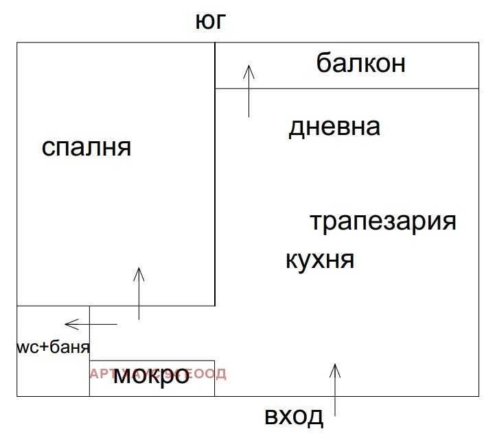 Продава се Двустаен апартамент в София, Борово - 62 кв.м за 4113 €/кв.м - Снимка #9