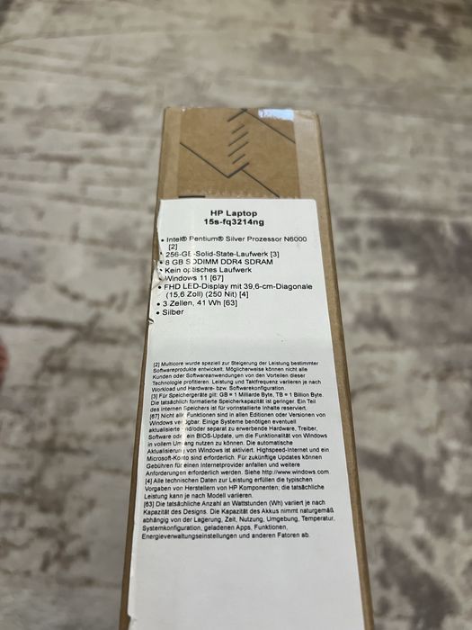 Laptop HP 15 s nou