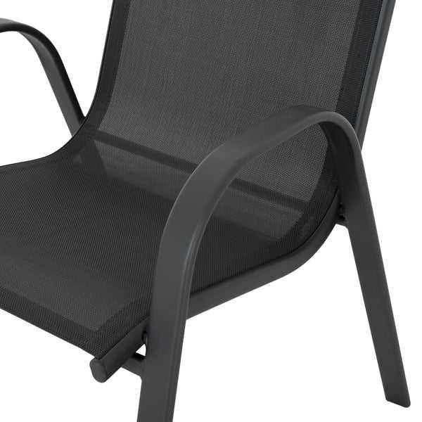 Set 4 Scaune gradina/terasa/balcon Gri Antracit LIVRARE GRATUITA