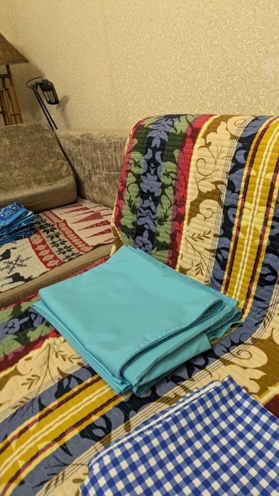 Скатерть настольная, ручной работы