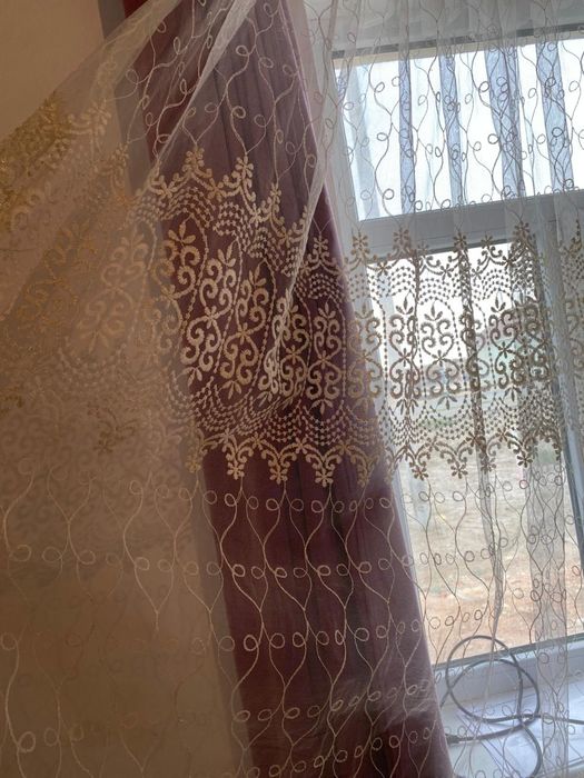 Шторы с карнизам