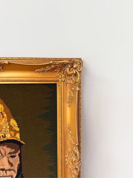 Гоблен Момичето с книгата и Мъжа със златния шлем