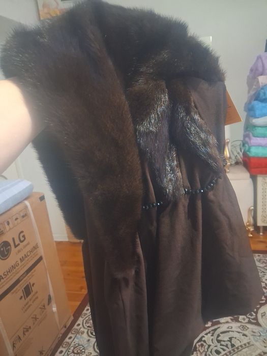 Норка шапка женский