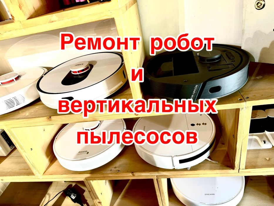 Ремонт робот и вертикальных пылесосов .