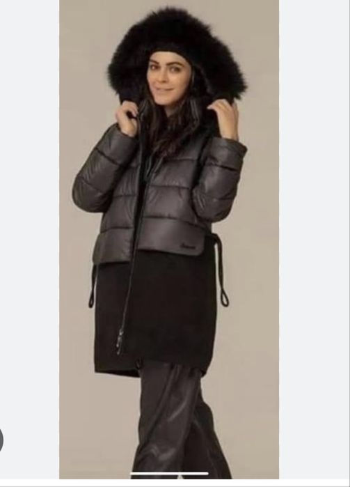 Дамско яке Junona-естествен косъм