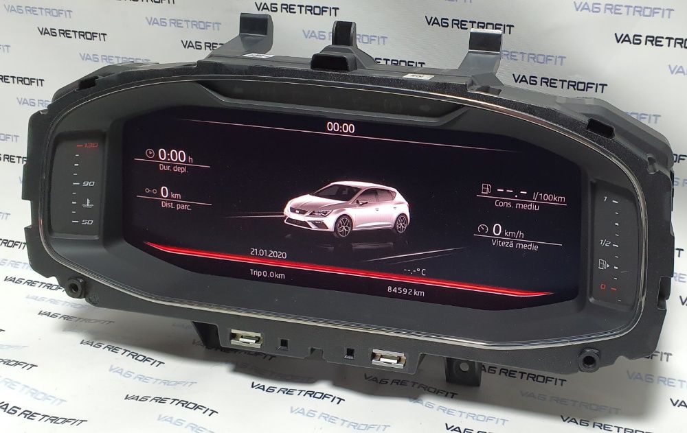 Ceasuri Digitale Plasma SEAT LEON 5F / ATECA Virtual Cockpit AID