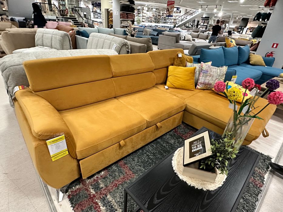 Диван Enikom Mini Morgan, горчица/охра (Kare, Aiko, Videnov)