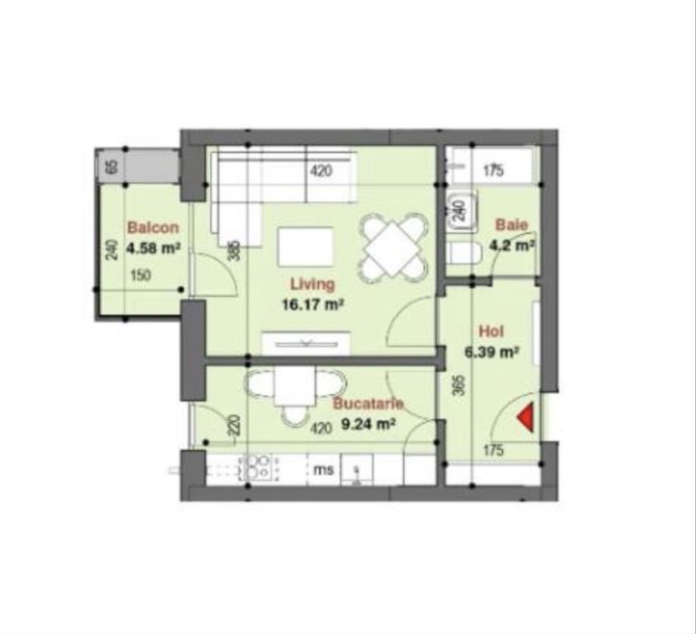 Garsoniera Exigent 5 Lujerului Plaza