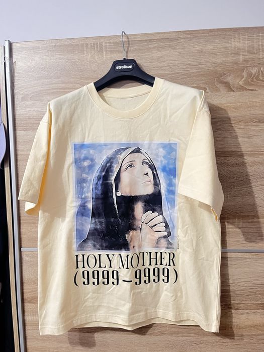 Tricou Saint Michael Holy Mother Galben size L nou