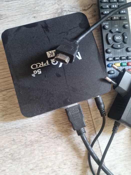 Смарт ТВ-приставка MXQ Pro 4K 5G (Android) + пульт