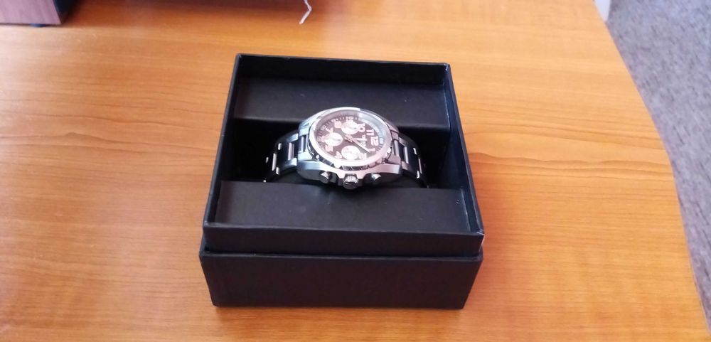 Ceas cronograf cu cuart vintage Breil Tribe TV0103, otel inoxidabil