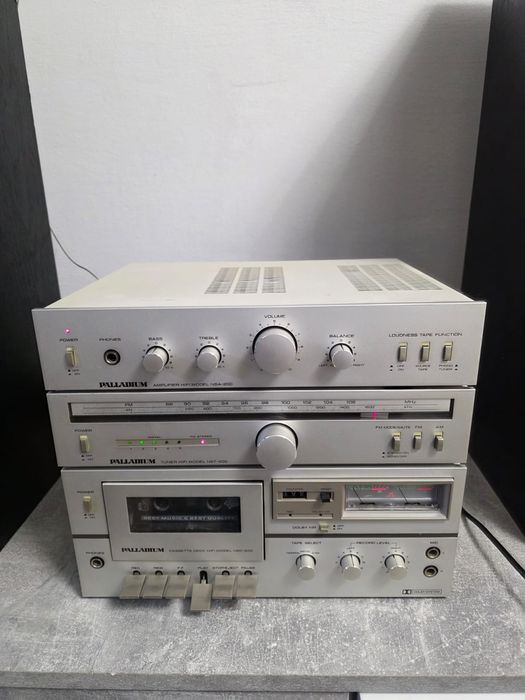 Linie midi  PALLADIUM Amp.NSA-200/tuner NST-200/deck casetă  NSC-200