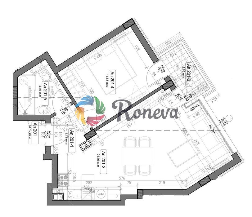 Продава се Двустаен апартамент в Варна, Възраждане 1 - 66 кв.м за 1280 €/кв.м - Снимка #3