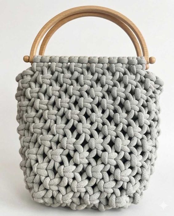 Ръчно плетени чанти макраме от 100% памук