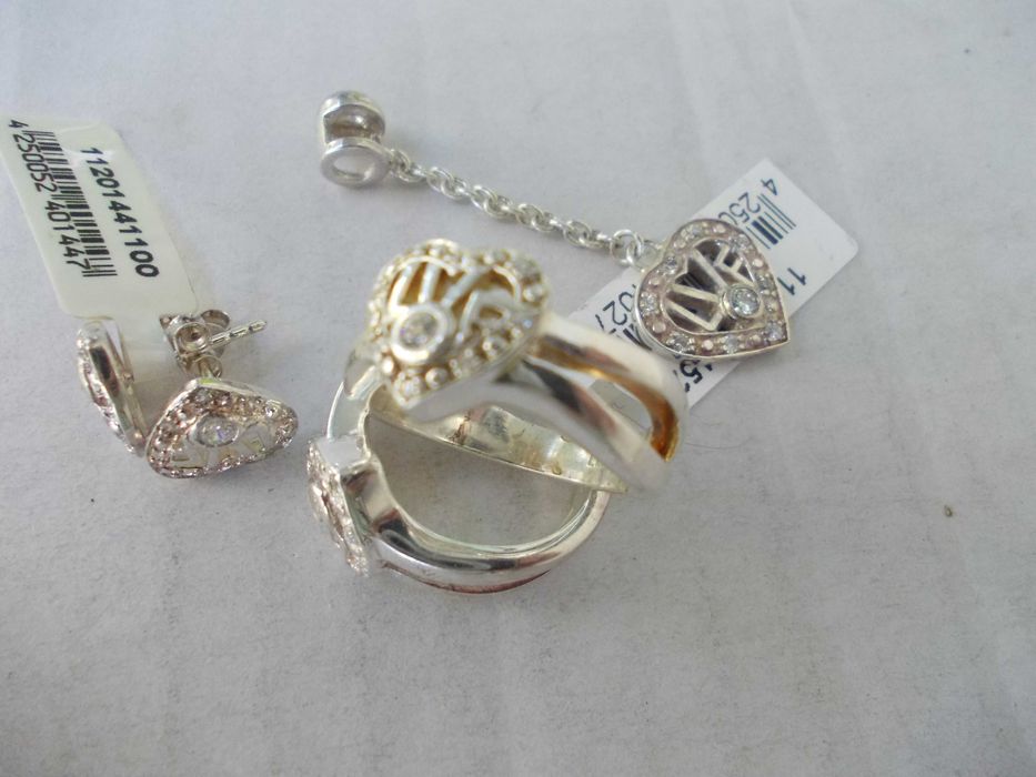 Set bijuterii din argint cu zirkonii