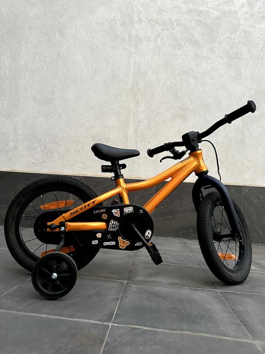 Велосипед Scott четырехколесный детский оранжевый