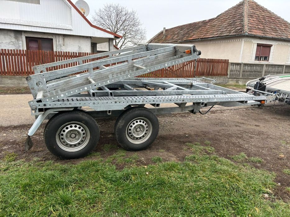 Trailer 2 masini  cu liftanta