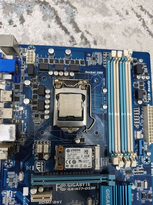 Gigabyte H77+Core i5+SSD