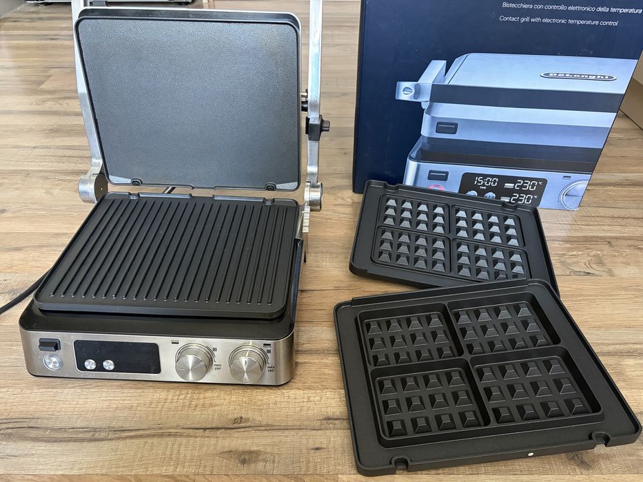 Гриль DeLonghi MultiGrill 900 и вафельница