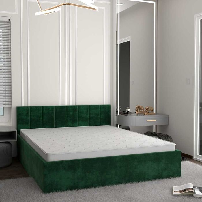 Paturi Dormitoare Tapitate Gri Maro Verde Alb Negru Turcoaz Bej X2