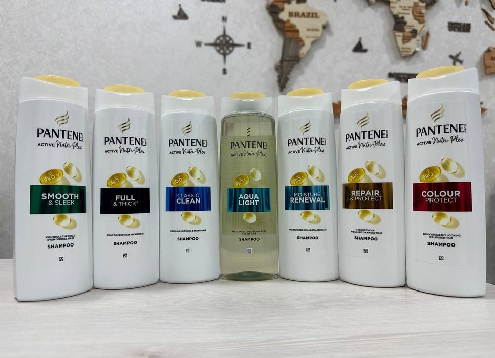 PANTENE шампун 400мл 7 хил Германияда ишлаб чиқарилган