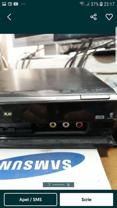 Vând Dwd recorder cu tuner satelit Panasonic