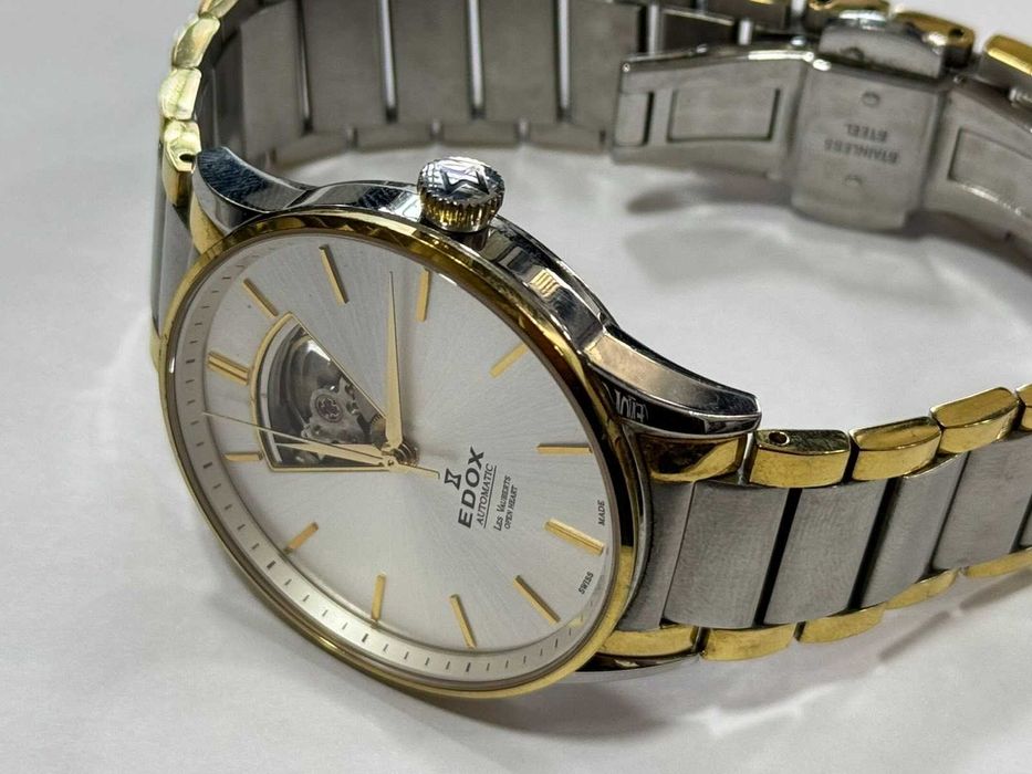 Мъжки Часовник EDOX Les Vauberts Men's Automatic Dress Watch