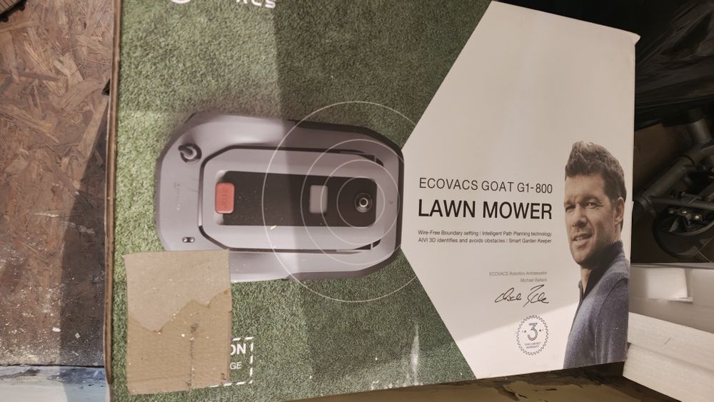 Robot de tuns iarba robotizată ECOVACS GOAT G1-800 – Stare excelentă, Set complet