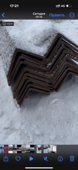 Уголок 125 стенка 8