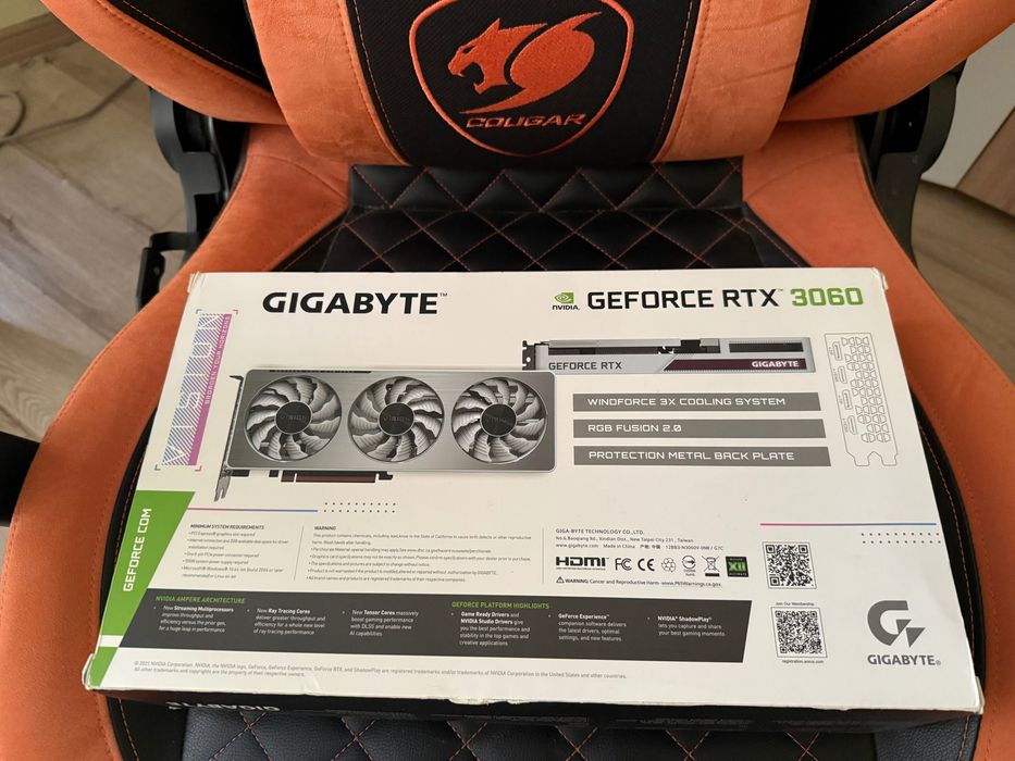 GeForce 3060 RTX видеокарта