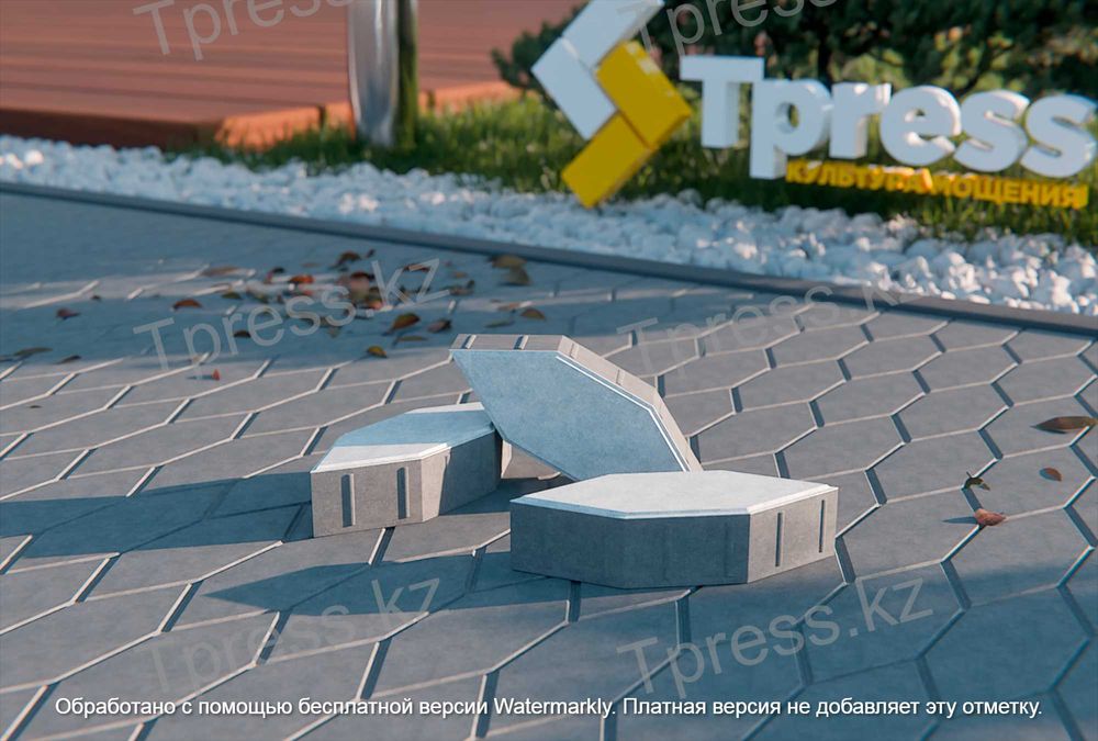 Брусчатка Кристалл  273х100х60 мм