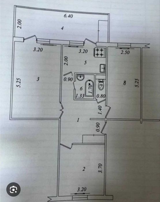 Продается 3 х ком квартира массив ТТЗ-4 №1262 Жамила