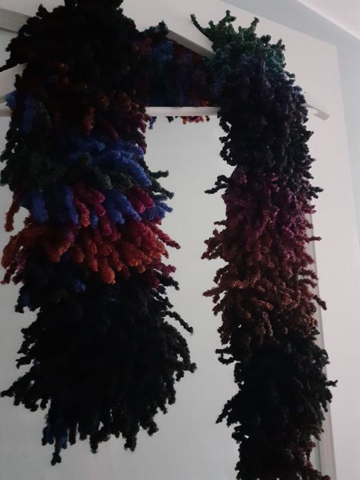 Fular tricotat fantezi