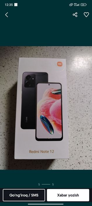 Redmi not 12 aybi yoq