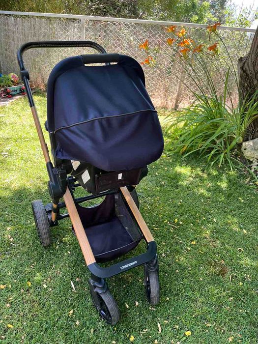 Бебешка количка iWOOD 3 в 1 Travel System Jeans