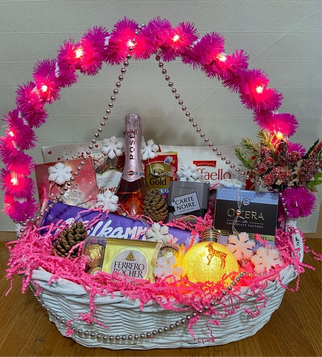 Корзины подарки новый год