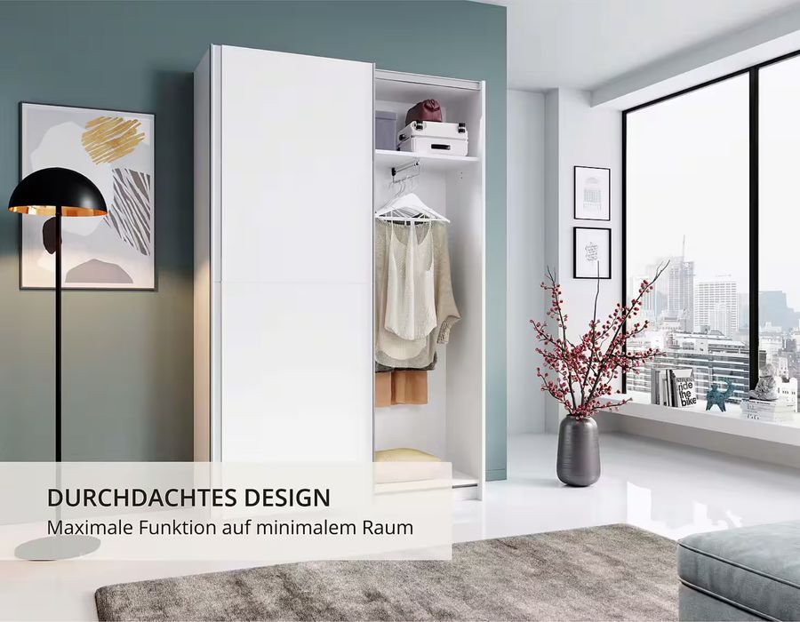 Dulap cu usi glisante 150 cm latime , 38 cm adancime