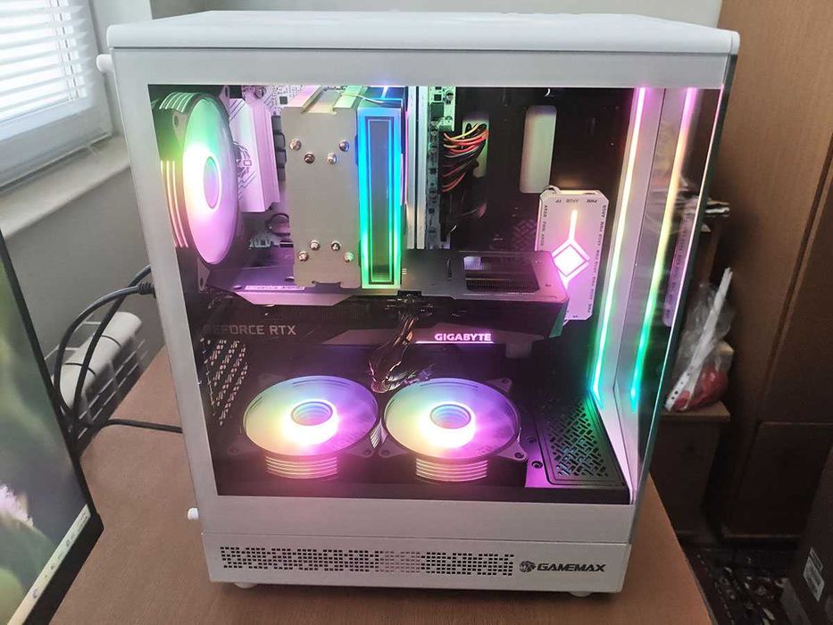 Геймърски компютър, Ryzen 5600x, Rtx 3060Ti, 32gb Ram, 1tb nvme, 700W