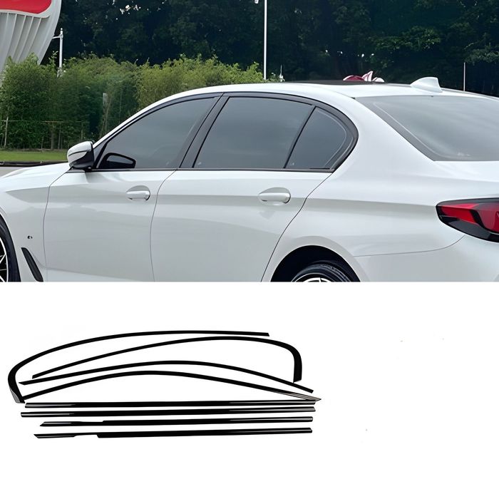 Антихром на рамки (Shadow line) для BMW БМВ