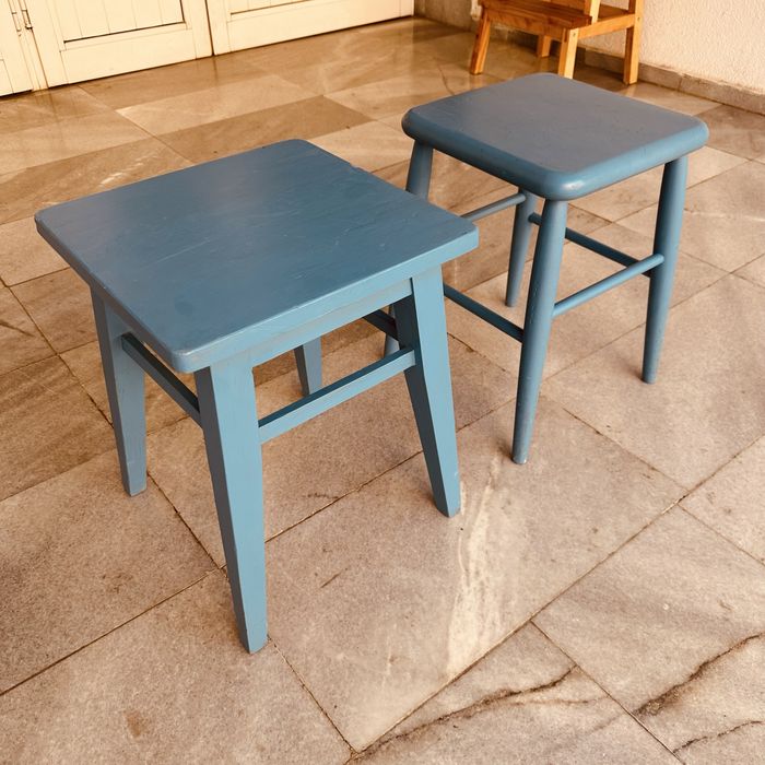 Винтидж скандинавски табуретки (1970–1990 г.)