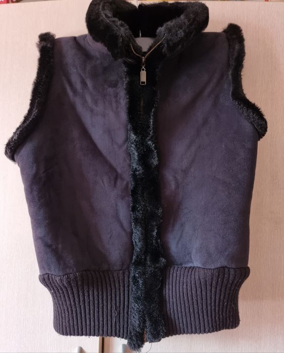 Детски велурен елек