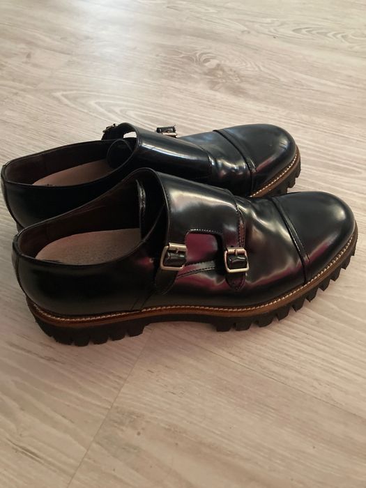 Pantofi de piele Base Blu