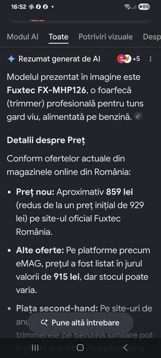 Foarfecă de tuns plante, iarbă , gard viu etc  in stare bună!