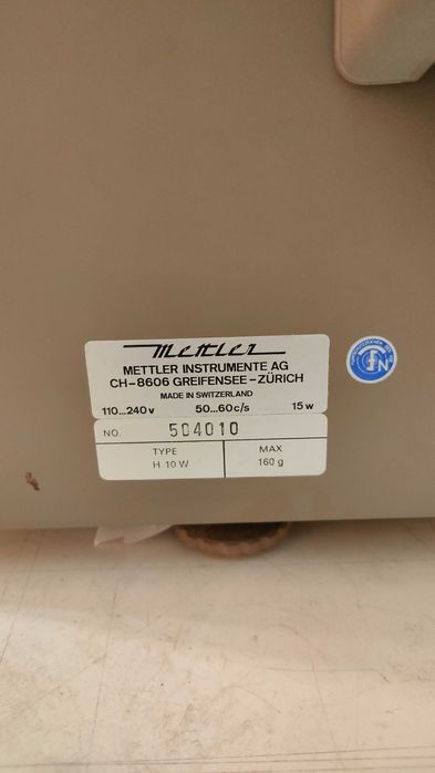 Професионални везни Mettler P23 и Меttler H10W 2