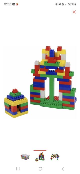 Конструктор кубики детский