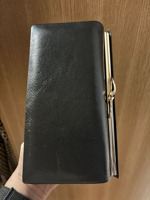 Portofel piele naturală nou negru sau roșu