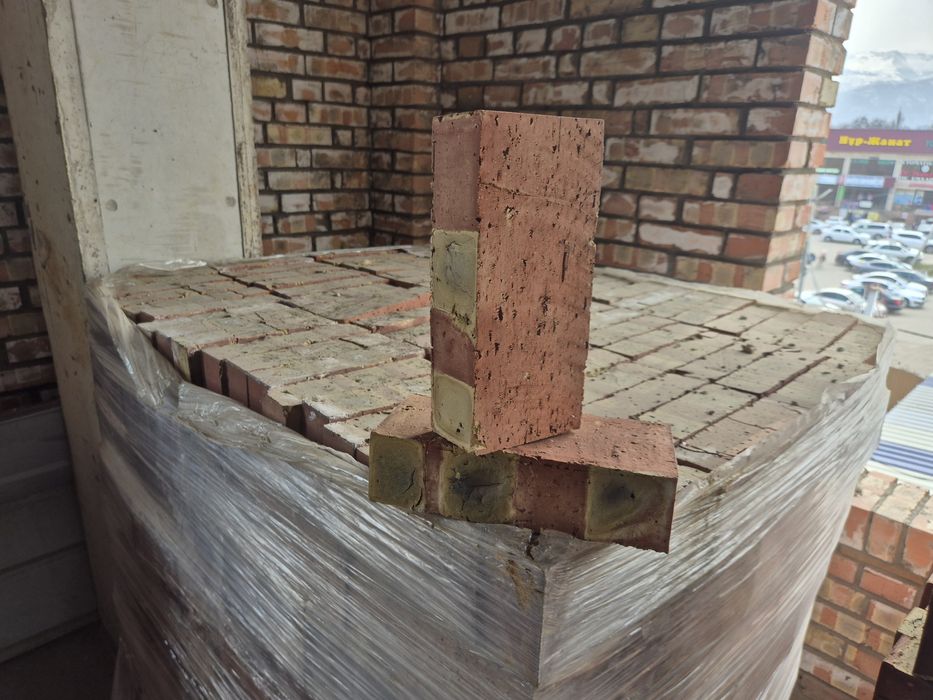 Кирпич красный Талгарский полнотелый 1000 штук