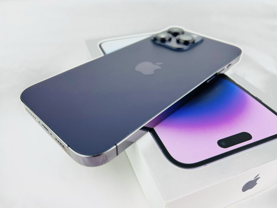 Apple iPhone 14 Pro 128GB Deep Purple USA Перфектен Гаранция!