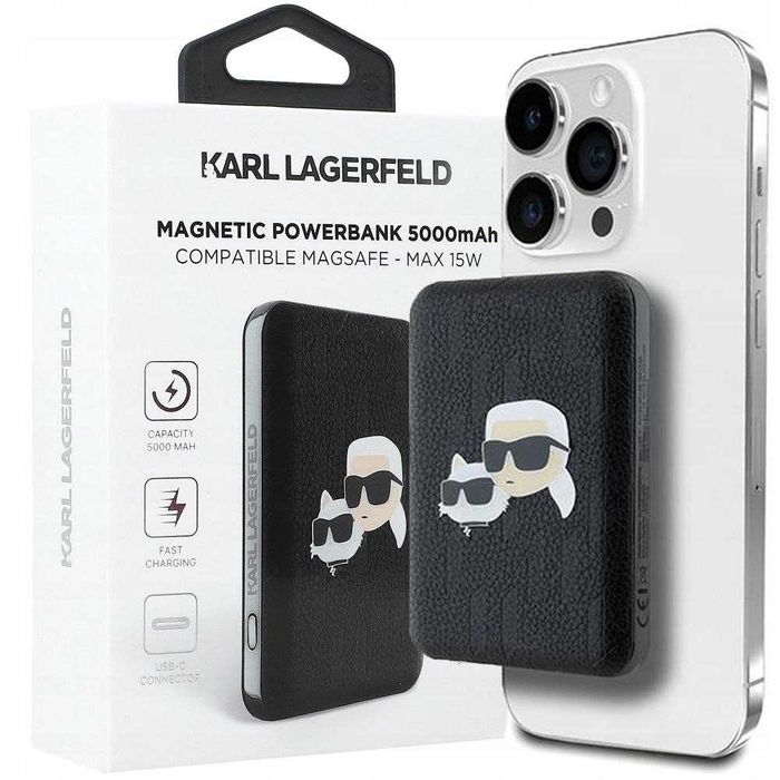 Karl Lagerfeld Magnetic 15W Power Bank 5000mAh MagSafe for iPhone 17