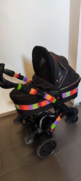 Коляска с подставкой